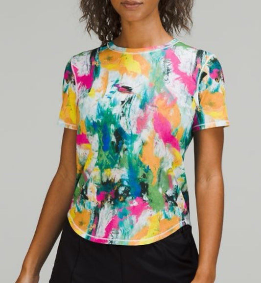 Size 2- Lululemon High-Neck Running and Training T-Shirt