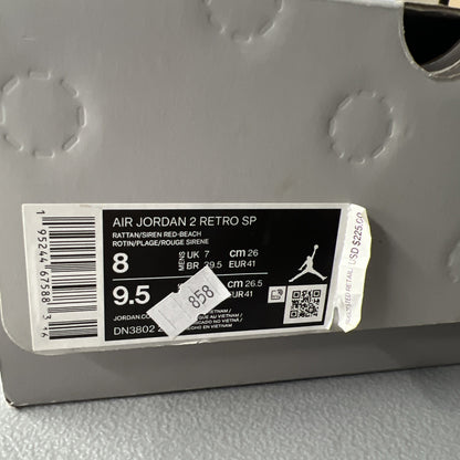 Size 8 Men’s or 9.5 Wmns - Air Jordan 1 Union LA ‘Grey Fog’