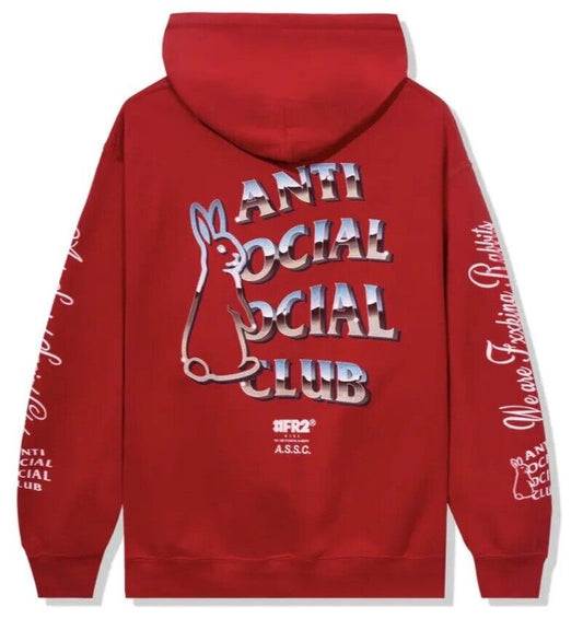 Size Medium-Anti Social Social Club FR2 x ASSC Magnetism Hoodie 100% Authentic