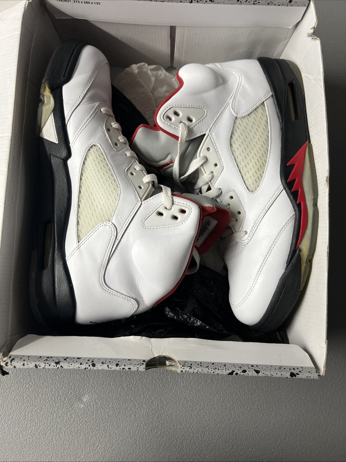 Size 13 - Air Jordan 5 Retro Fire Red