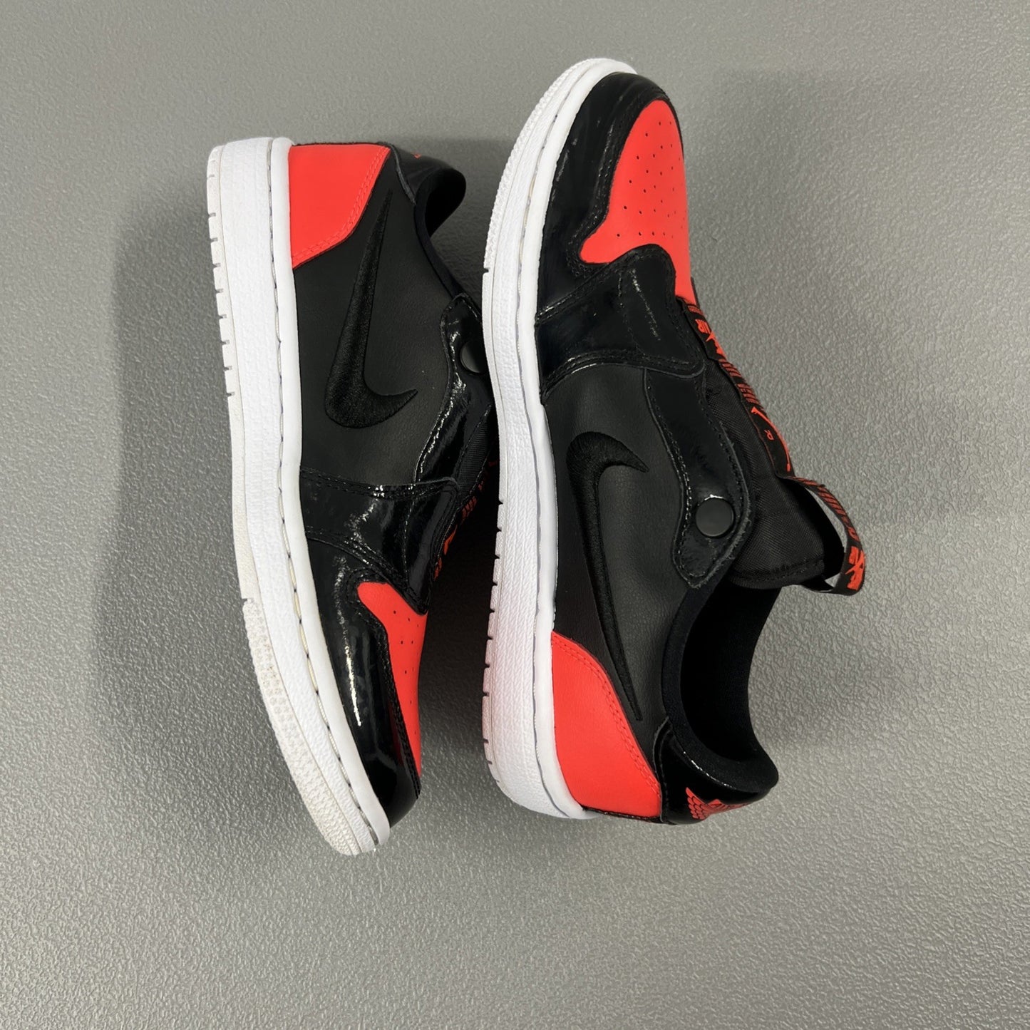 Size 7 - Nike Air Jordan Low Wmns Slip On ‘Black Hot Punch’ AV3918-600