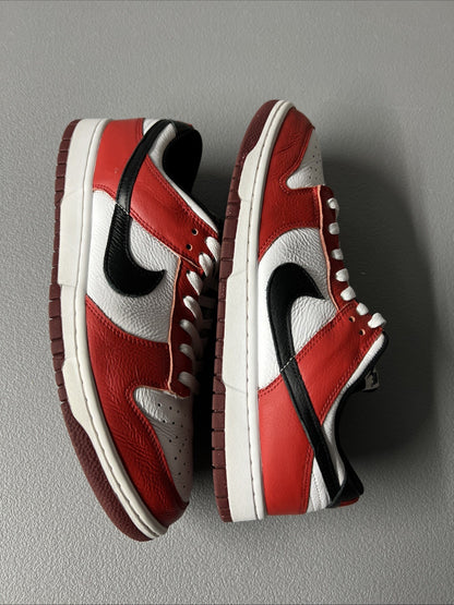 Size 11.5-Nike Dunk Custom ID By You Red, Black, and white Men’s