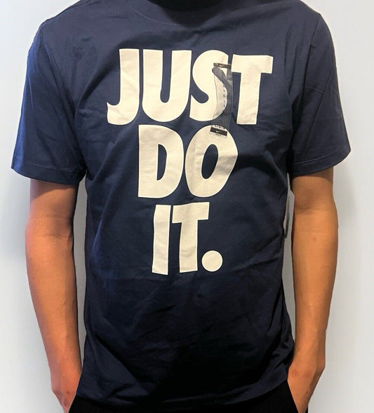 Nike ‘Just Do it’ Navy Blue T-Shirt Size Large DX1987-410