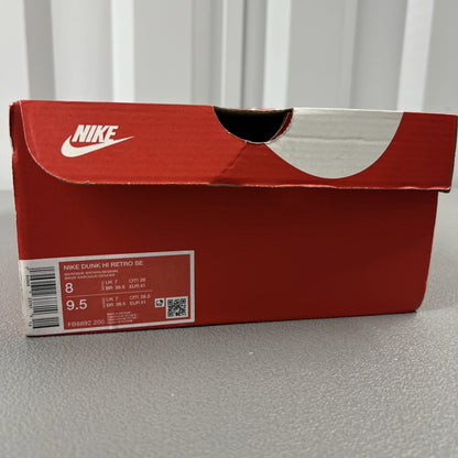 Size 8 Men’s or 9.5 Wmns Nike Dunk High SE ‘Baroque Brown’