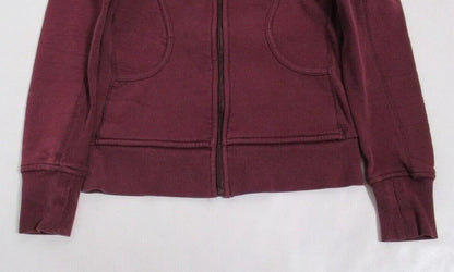 Size 8-Lululemon Women's Full Zip Scuba Hoodie Plum
