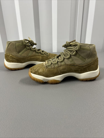 Size 8.5-Jordan 11 Retro ‘Olive Lux’ Women’s