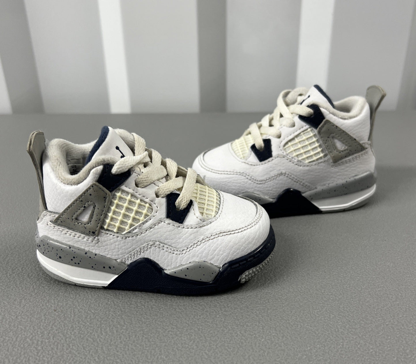 Size 5C-Air Jordan 4 Retro (Toddler) Midnight Navy