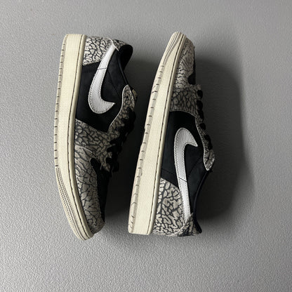 Size 9 Men’s or 10.5 Women’s - Jordan 1 Retro Low OG ‘Black Cement’