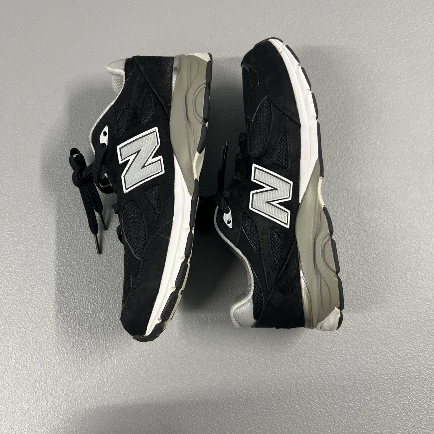 Size 7- New Balance 990v3 Big Kids ‘Black Grey' GC990BS3 (GS)