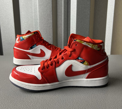 Size 8 Men’s or 9.5 Wmns- Air Jordan 1 SE Mid Barcelona Sweater