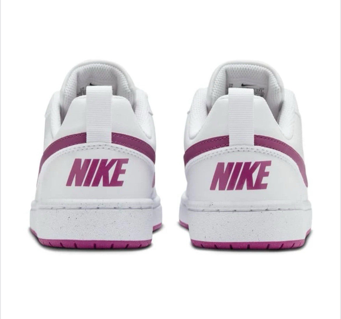 Size 6Y or 7.5 Wmns- Nike Court Borough Low Recraft Pink Foam White (GS)