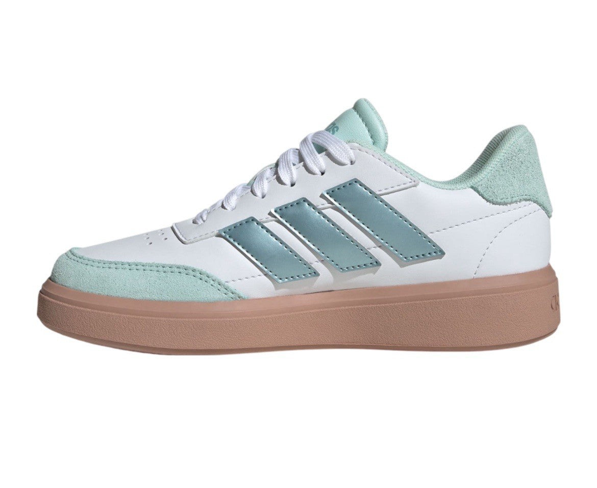 Size 6.5 Y or 8 Wmns- adidas Courtblock ‘Cloud White Halo Mint’