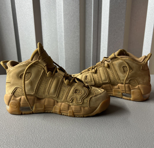 Size 5Y or 6.5 Wmns - Nike Air More Uptempo Mid ‘Flax’ GS