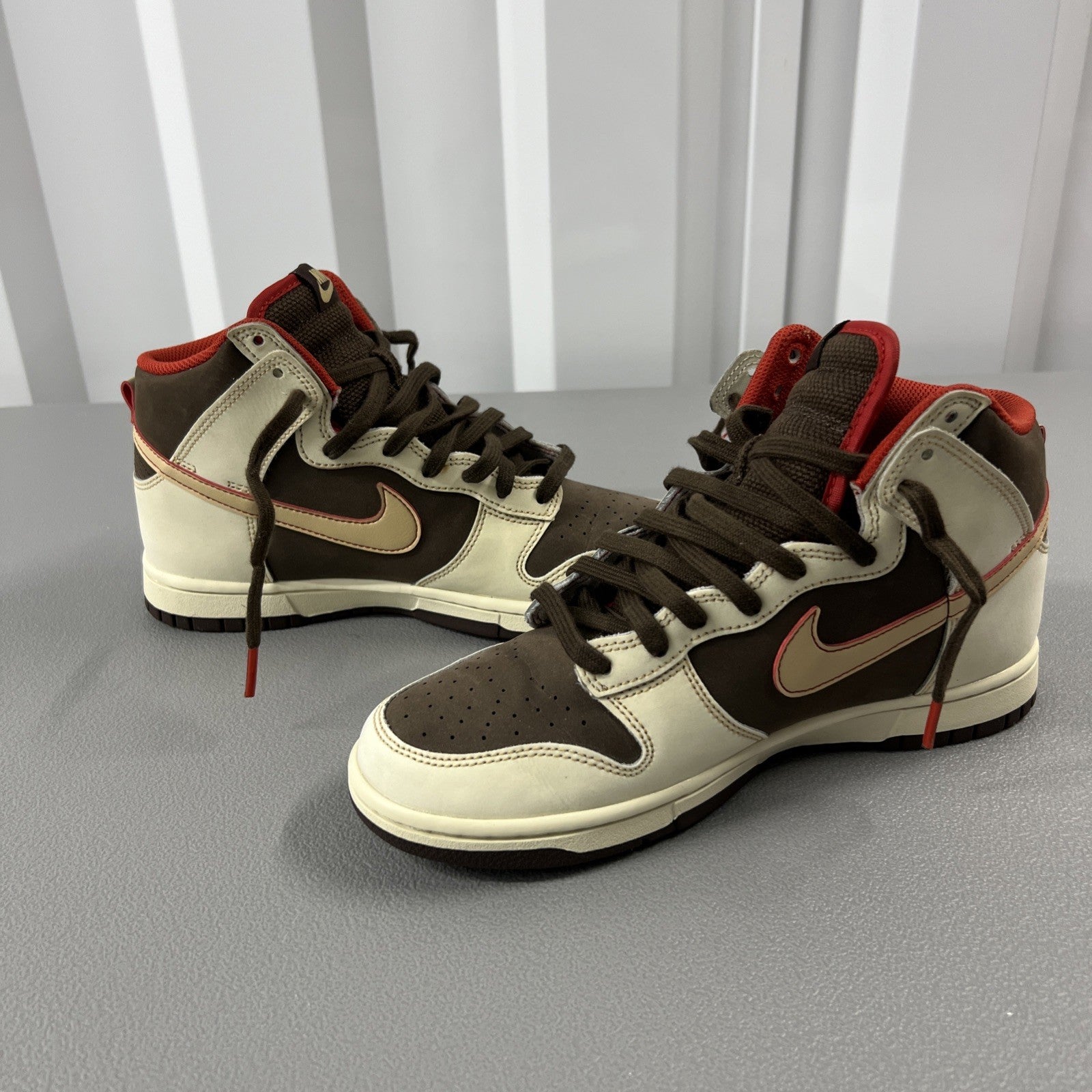 Size 8 Men’s or 9.5 Wmns Nike Dunk High SE ‘Baroque Brown’