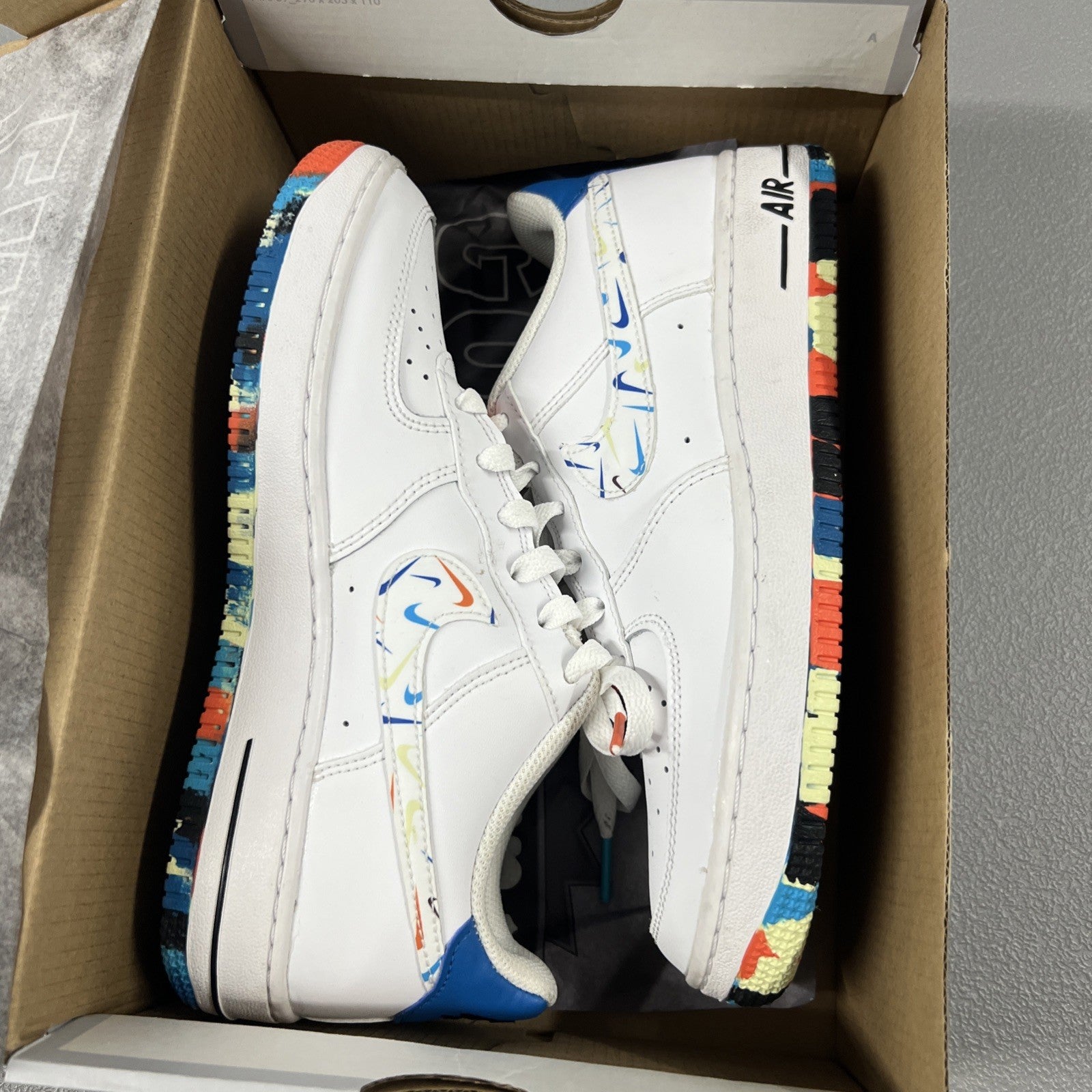 Size 5.5Y - Air Force 1 LV8 GS 'Swoosh Pack'