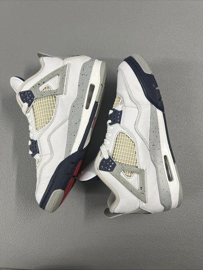 Size 7 - Jordan 4 Retro Mid Midnight Navy