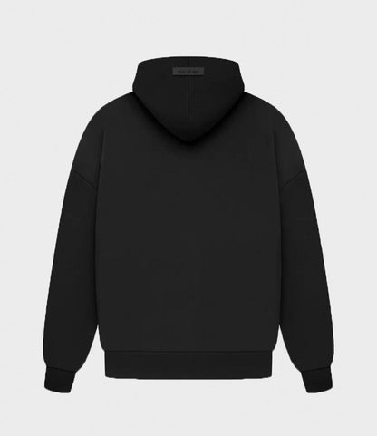 Size Small-Fear of God Essentials Hoodie 'Jet Black' 100% Authentic NWT