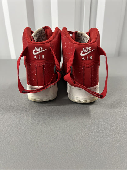 Size 9- Nike Air Force 1 High '07 'Gym Red' Men’s