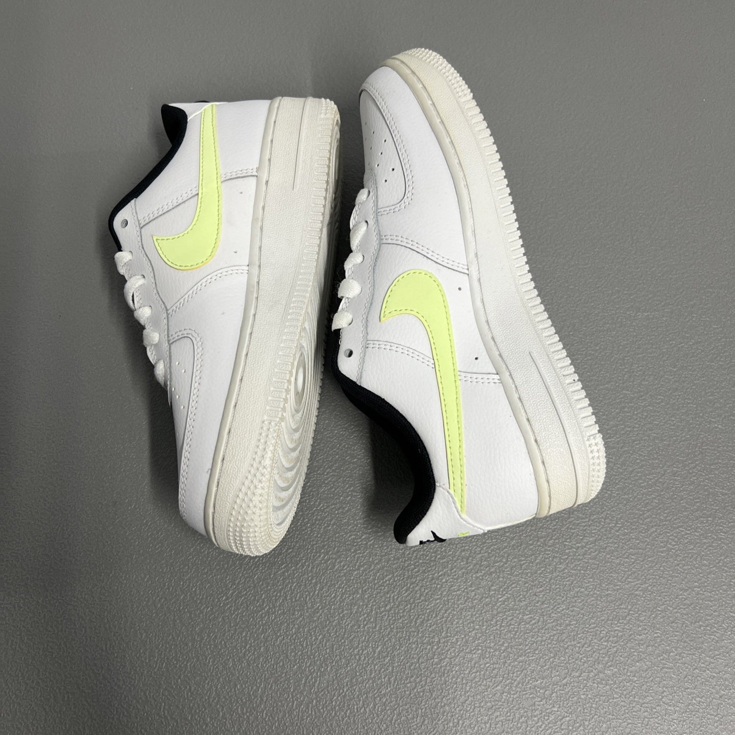 Size 4.5Y - Nike Air Force 1 LV8 1 'Worldwide Pack White Barely Volt' CN8536-100