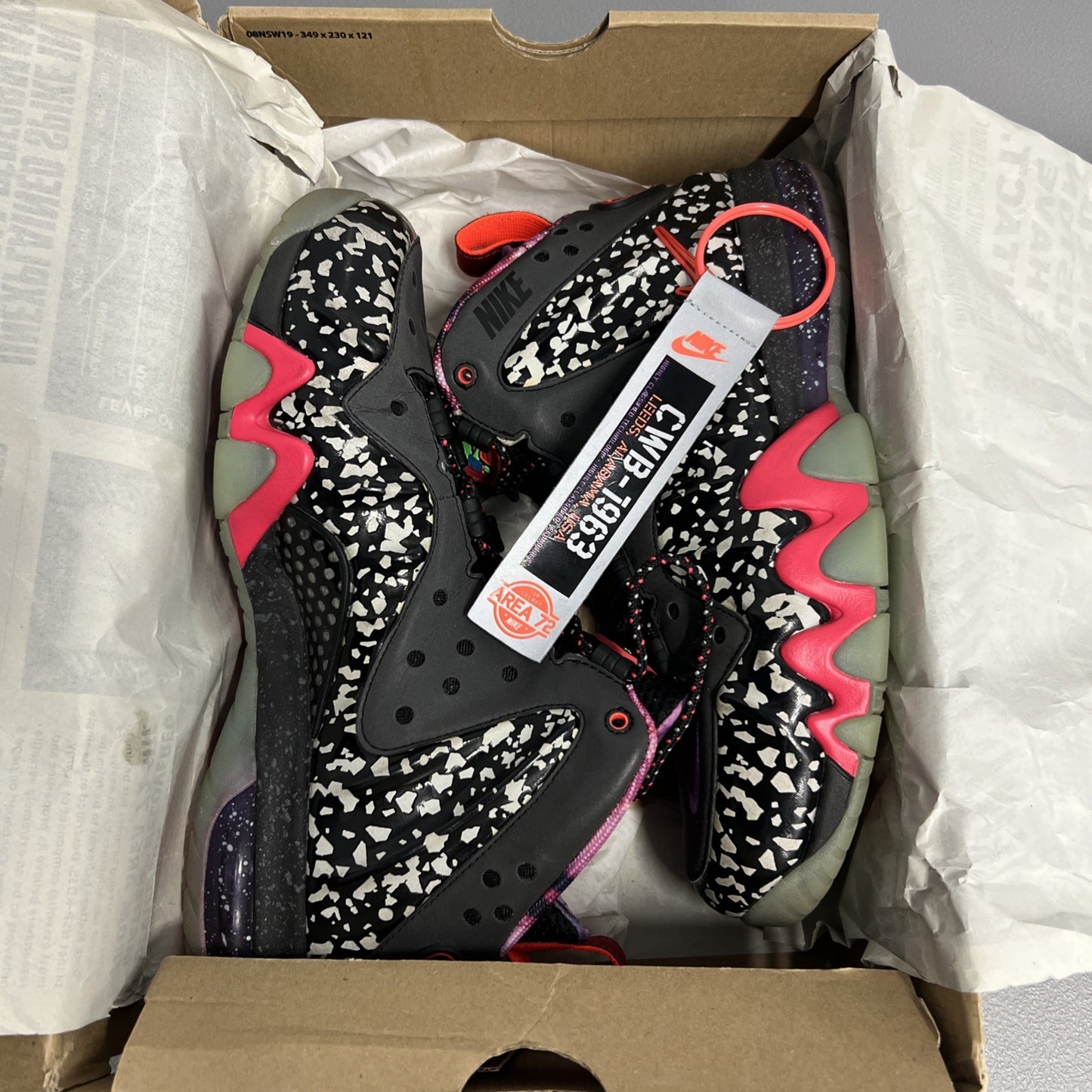 Size 8 - Nike Barkley Posite Max ‘Area 72’ 🏀