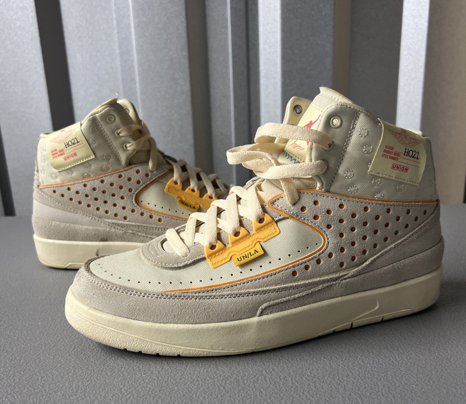 Size 8 Men’s or 9.5 Wmns - Air Jordan 1 Union LA ‘Grey Fog’