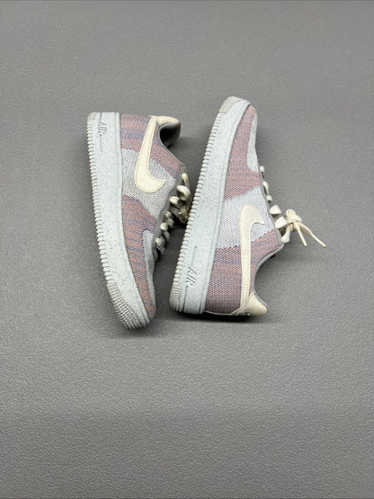Size 4.5Y - Nike Air Force 1 Crater Flyknit GS 'Wolf Grey'