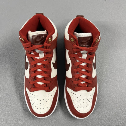 Size 5- Nike Dunk High LXX 'Cinnabar' Wmns