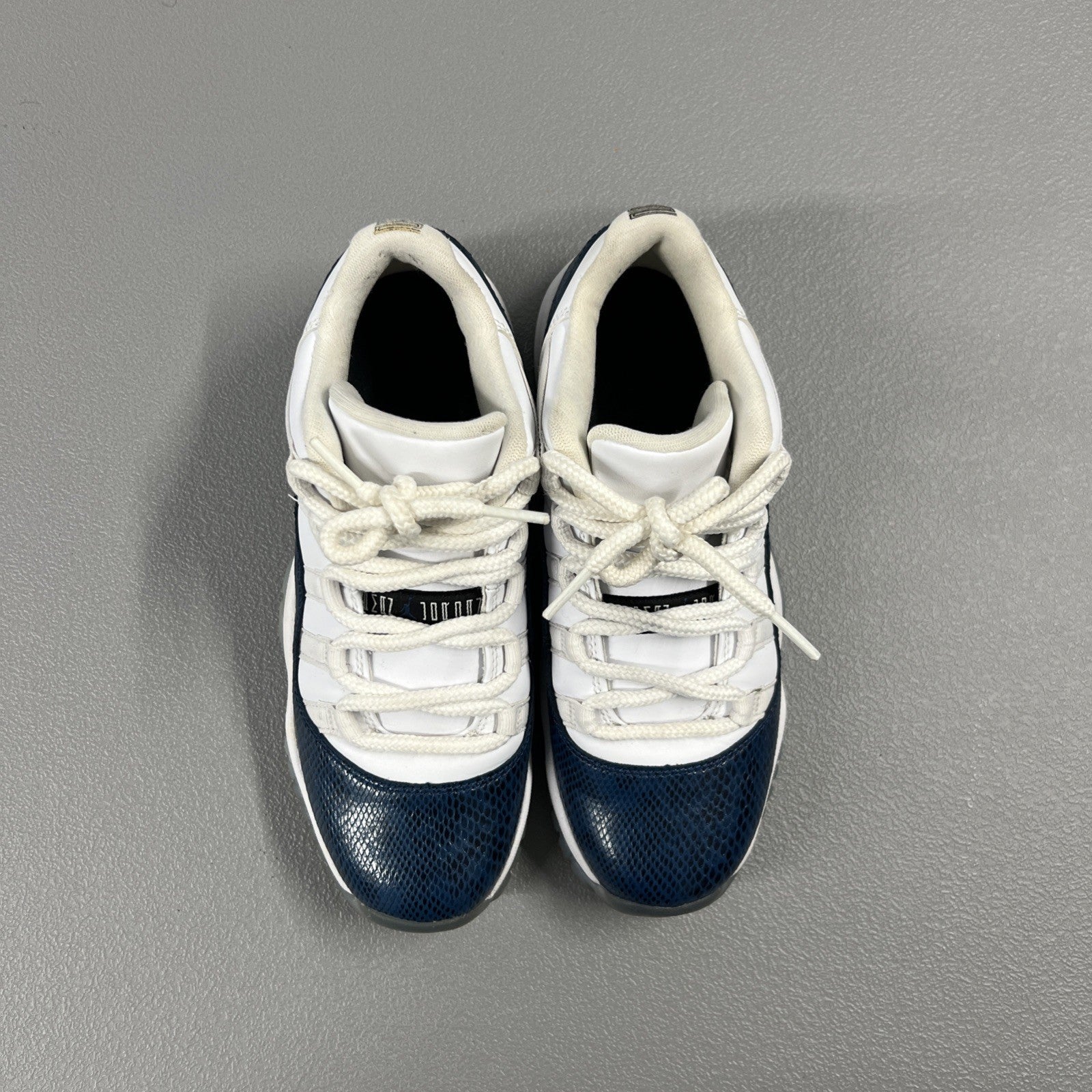 Size 6Y - Jordan 11 Retro Low GS 'Navy Snakeskin' 2019