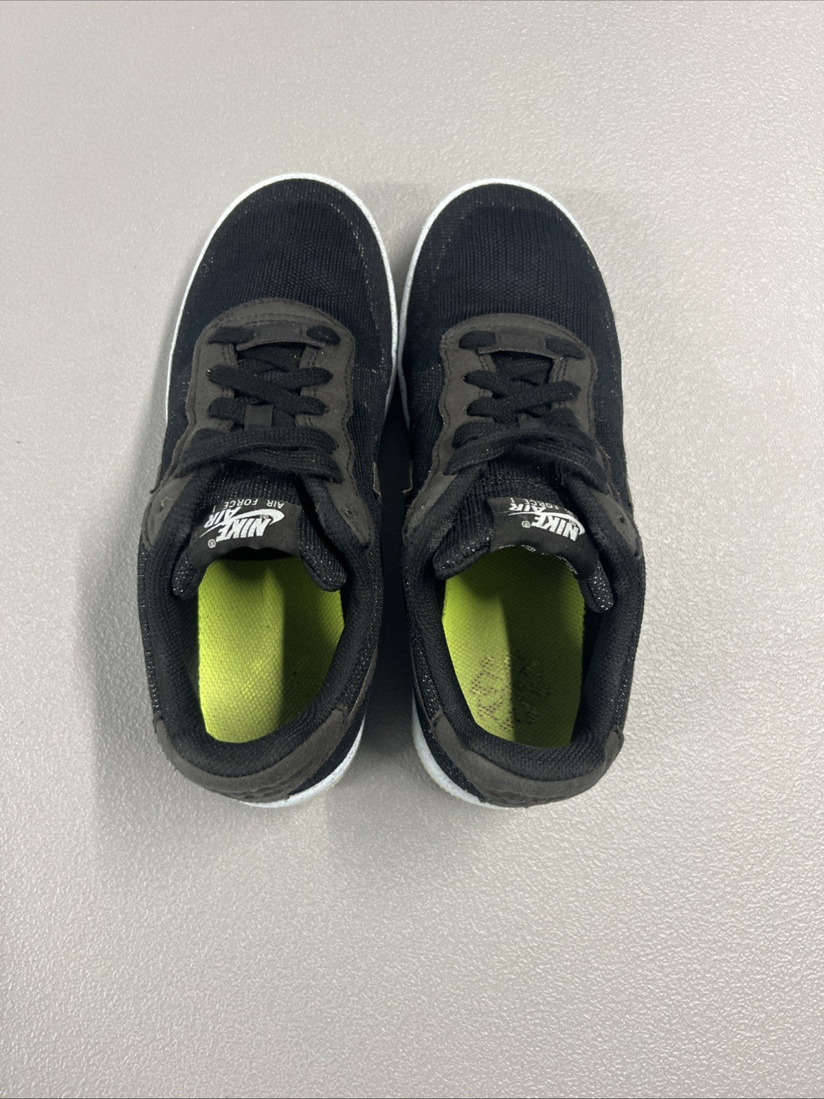 Size 6.5Y - Nike 1 Air Force 1 Crater Flyknit GS 'Black Chambray Blue'