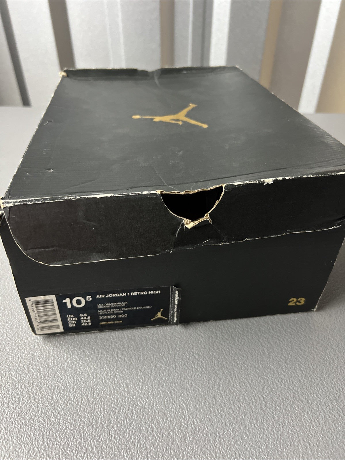 Size 10.5 - Jordan 1 Retro ‘Rare Air Max - Max Orange’