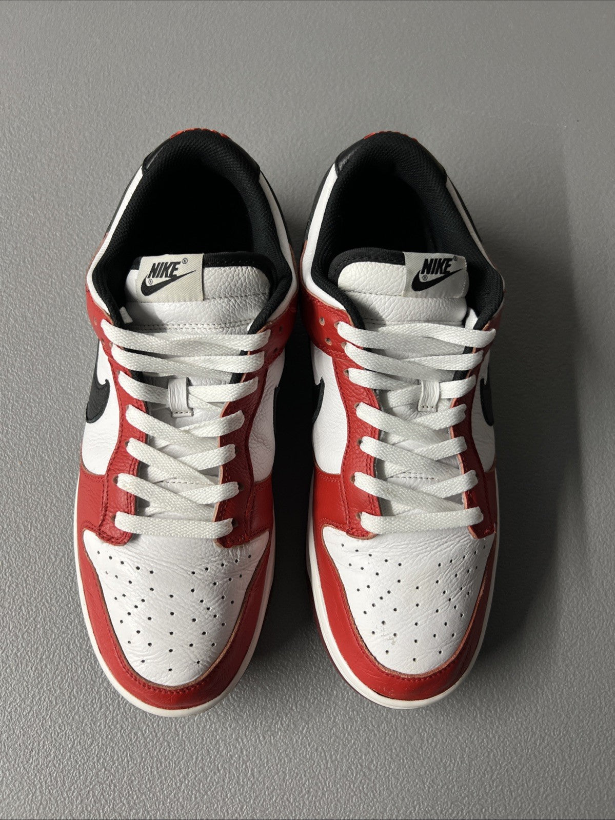 Size 11.5-Nike Dunk Custom ID By You Red, Black, and white Men’s
