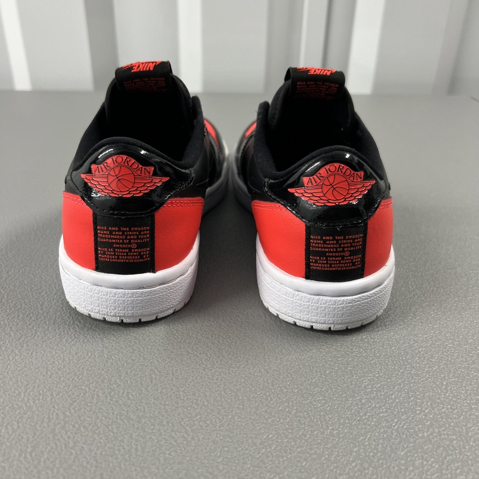 Size 7 - Nike Air Jordan Low Wmns Slip On ‘Black Hot Punch’ AV3918-600