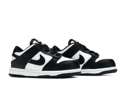 Size 5C- Nike Dunk Low Retro White Black Panda (Toddler)
