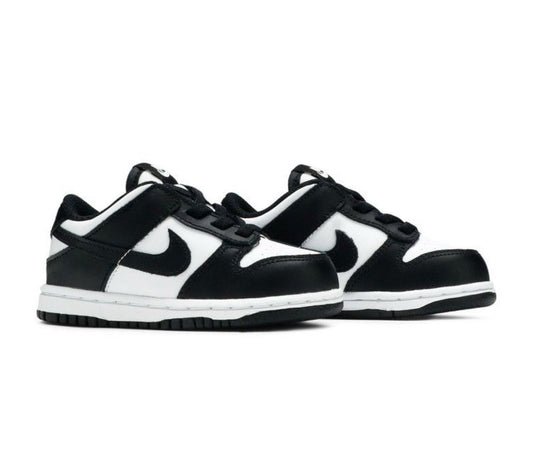Size 5C- Nike Dunk Low Retro White Black Panda (Toddler)