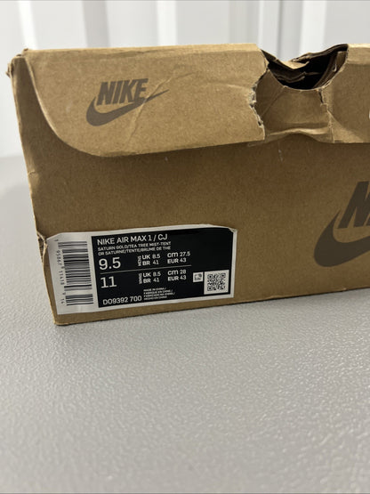 Size 9.5 - Nike Air Max 1 x Travis Scott Saturn Gold