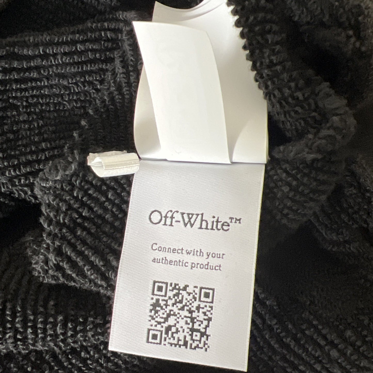 Size XL- Off-White BW St. Matthew Over Hoodie 'Black/Grey’ - No Drawstring