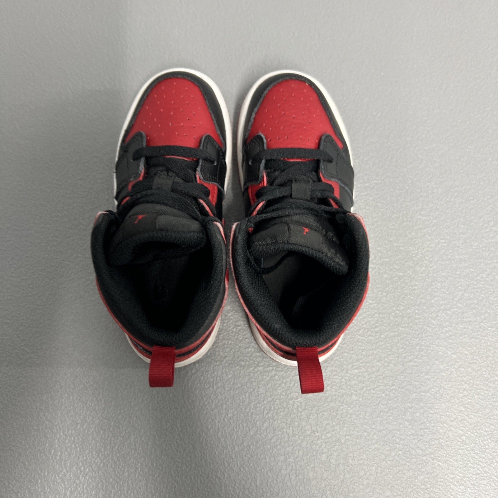 Size 9C- Air Jordan 1 Mid ‘Banned’ 2020 (Toddler)
