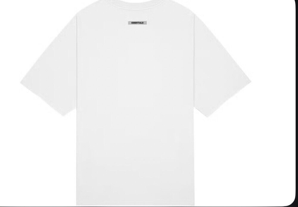 Size Medium-Fear of God Essentials Boxy T-Shirt Applique Logo