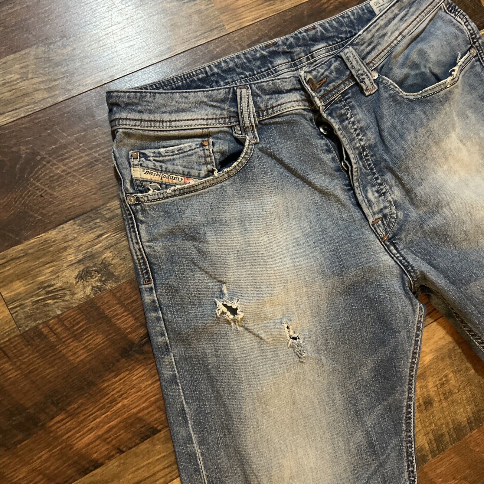 Diesel Larkee Relaxed Comfort Straight Mens Jeans 30/30