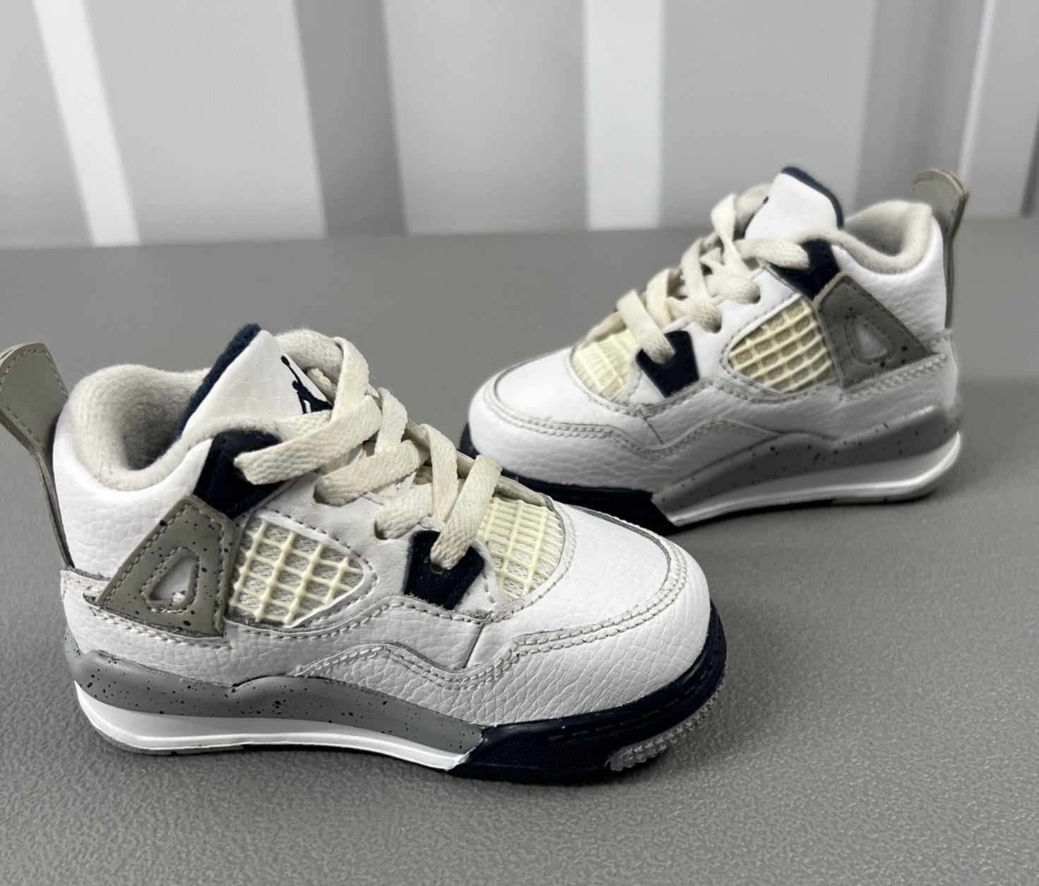Size 5C-Air Jordan 4 Retro (Toddler) Midnight Navy