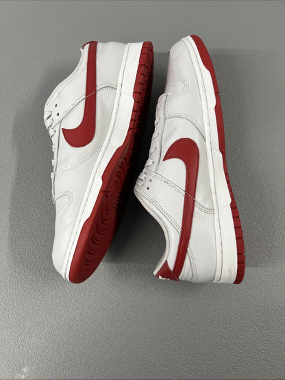 Size 13 Nike Dunk Low Vast Grey Varsity Red