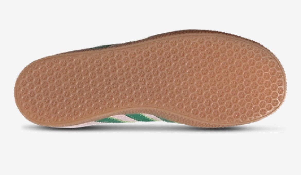 Size 5Y or 6.5 Wmns- adidas Gazelle Clear Pink Court Green Bliss Pink (GS)