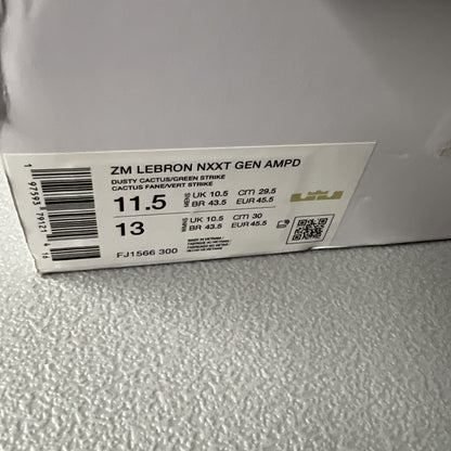 Size 11.5 Men’s or 13 Wmns- Nike Zoom LeBron NXXT Gen Amped ‘South Beach’