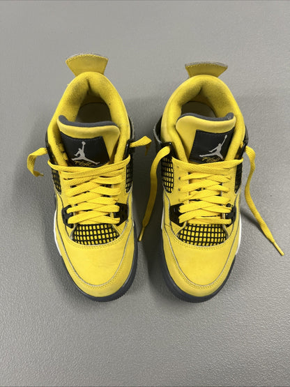 Size 4.5Y - Air Jordan 4 Retro GS 'Lightning' 2021’