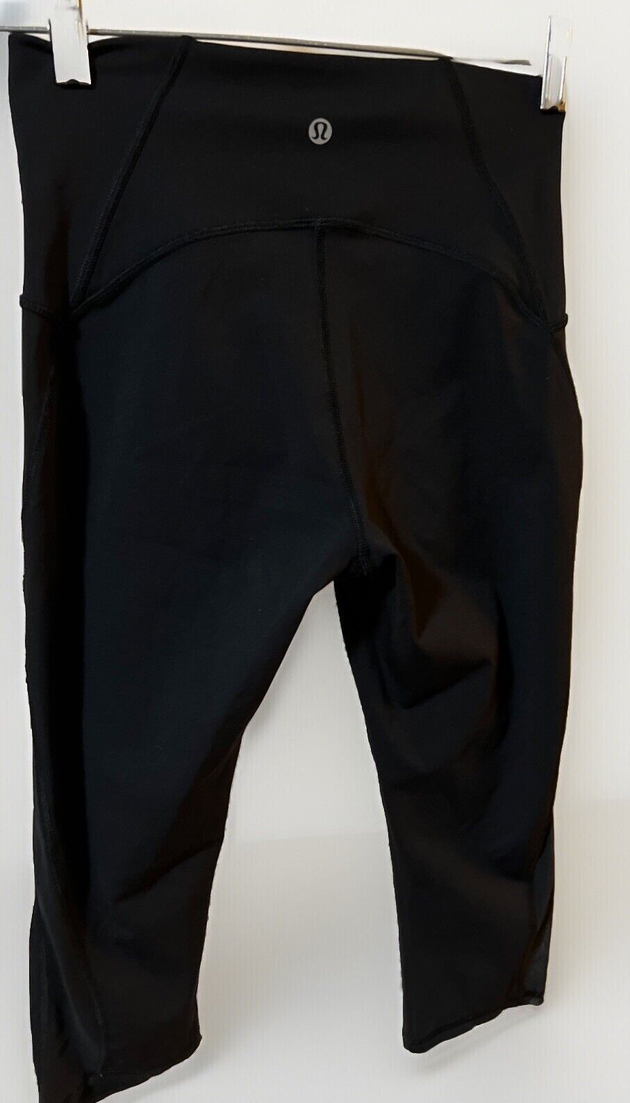 Lululemon Train Times Crop (17") Leggings, Black, Size 6