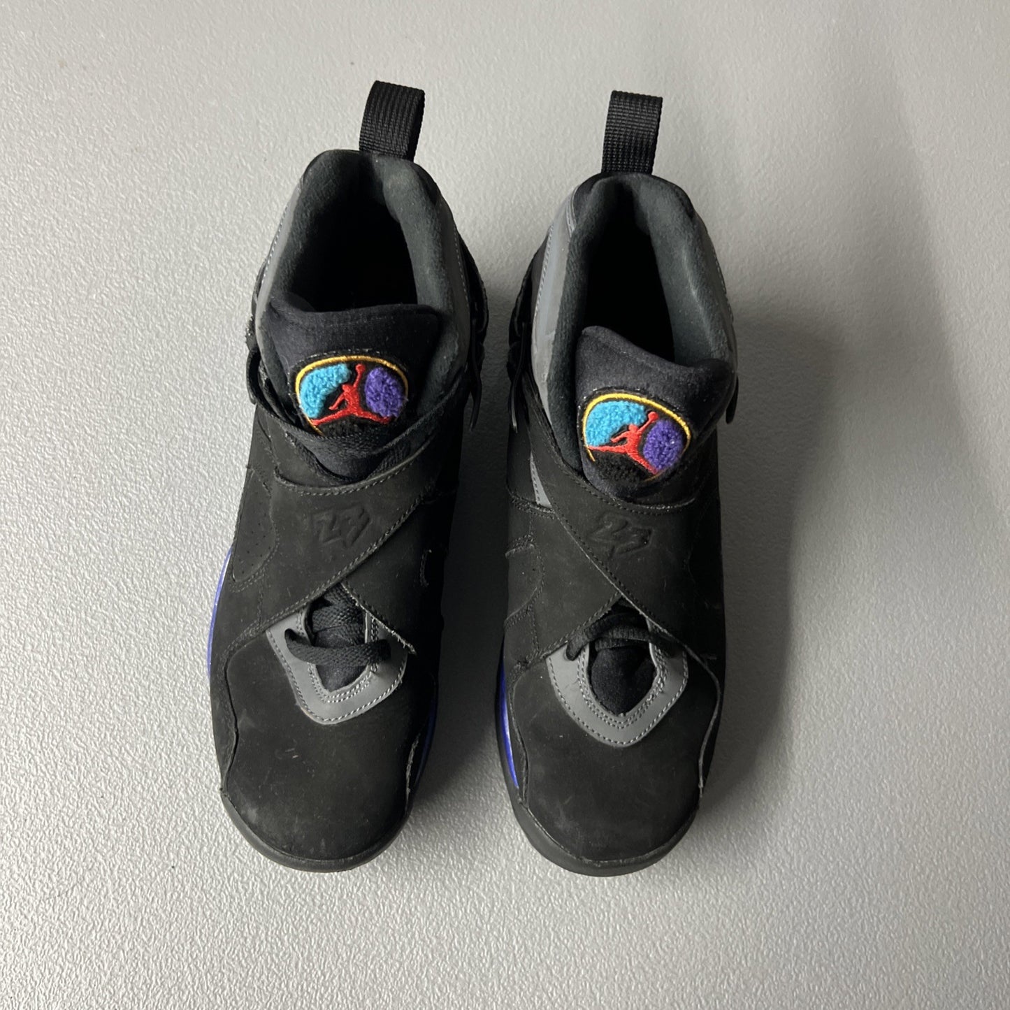 Size 7Y or 8.5 Wmns- Jordan 8 Retro Aqua (2015) (GS)