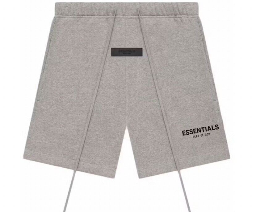 Fear of God Essentials Sweat Shorts - Dark Oatmeal- Size L