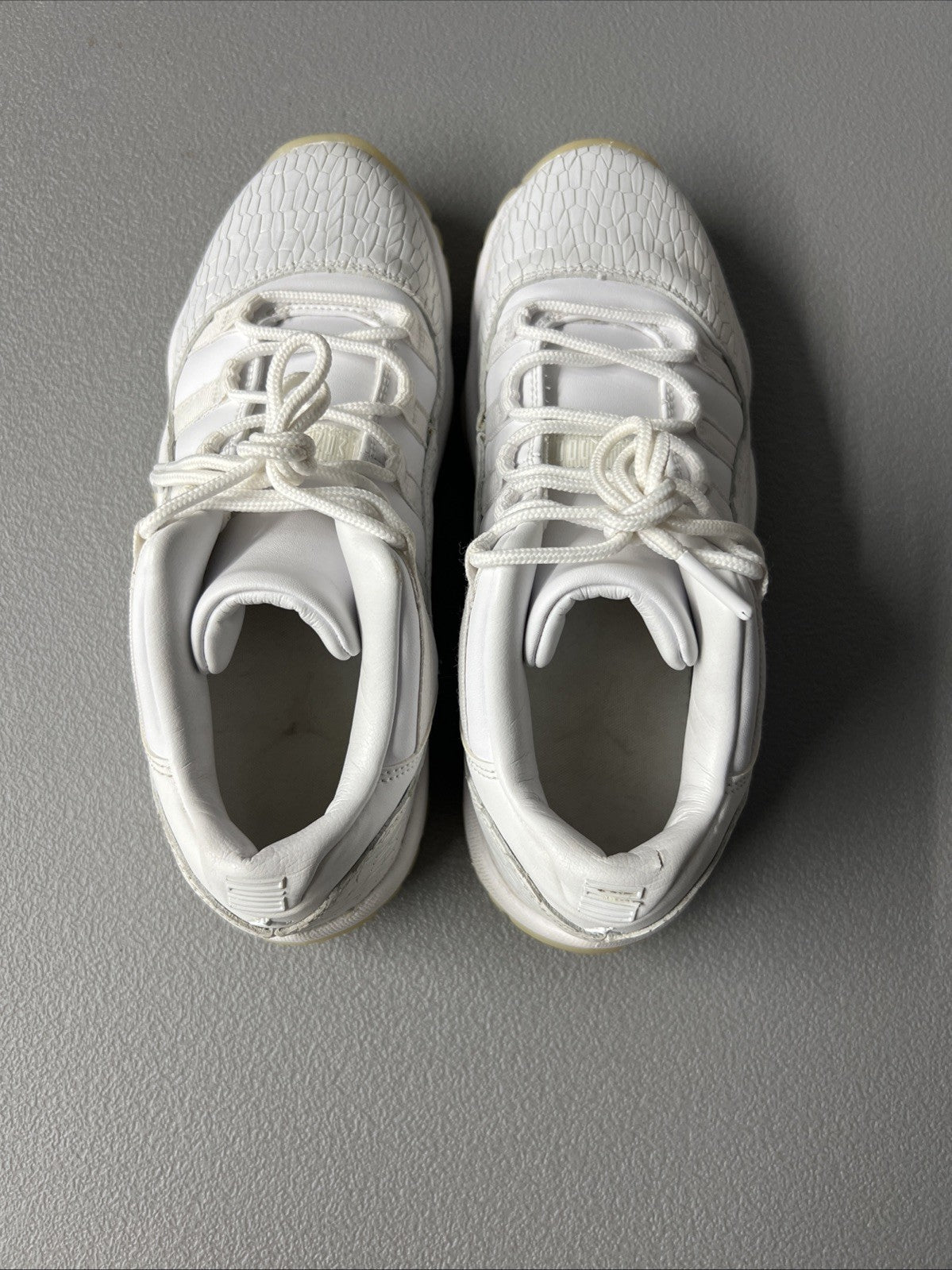 Size 5.5Y or 7 Wmns - Jordan 11 Retro Low Heiress Pure Platinum (GS) 897331-100