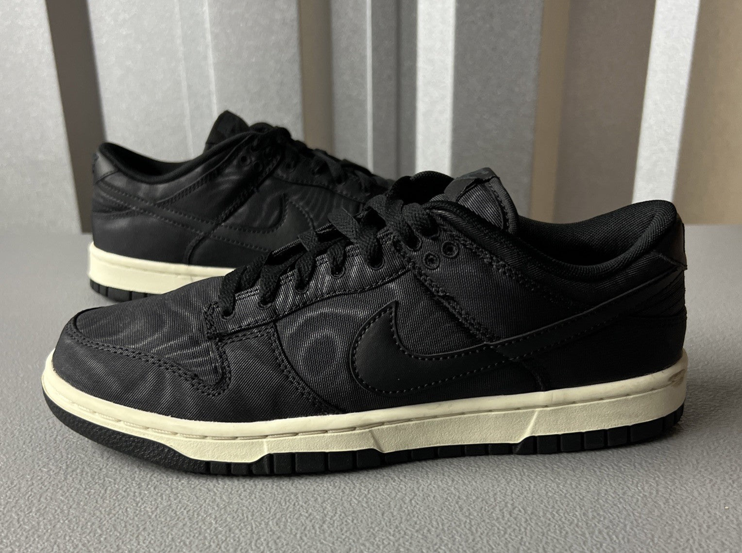 Size 8 Men’s or 9.5 Wmns - Nike Dunk Low ‘Black Canvas’