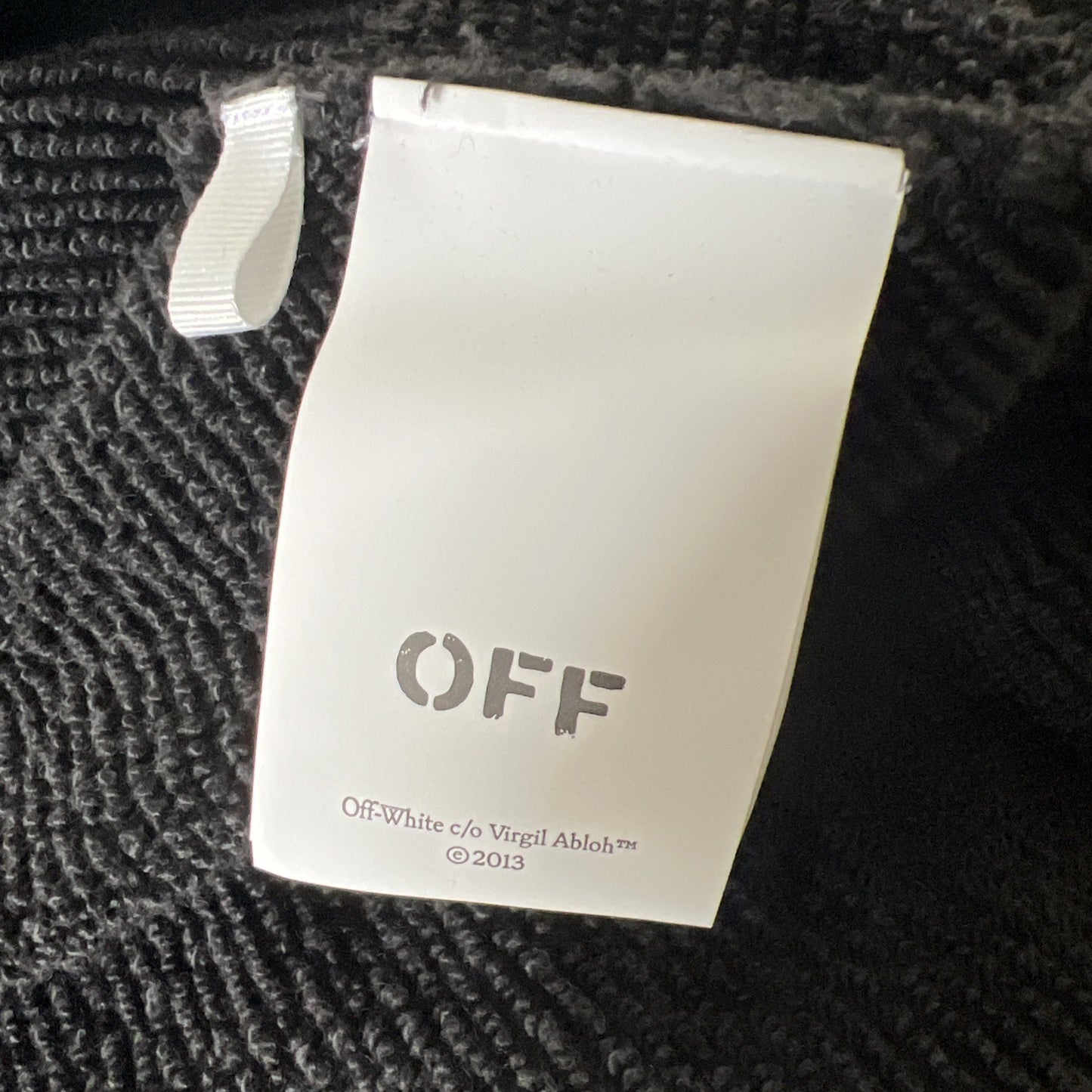 Size XL- Off-White BW St. Matthew Over Hoodie 'Black/Grey’ - No Drawstring